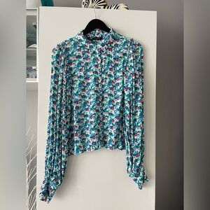 Zara Multicolor Floral Blouse